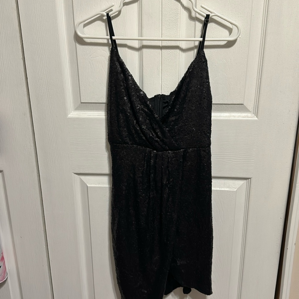 Black cocktail dress